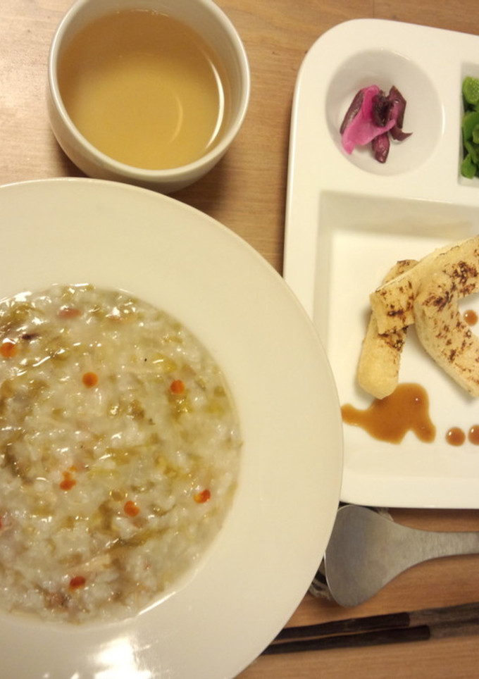 へしことあおさの中華粥-レシピのメイン写真