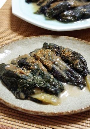 おばあちゃんの味*ナスの赤紫蘇巻き*-レシピのメイン写真