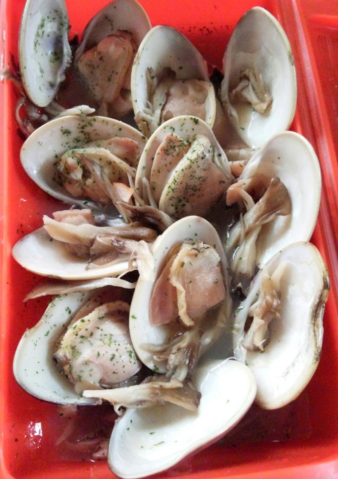 ルクエde♡蛤と舞茸の洋風バター酒蒸し-レシピのメイン写真
