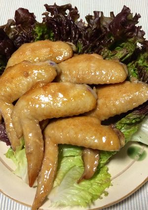 冷めても美味しい！簡単手羽先の甘辛煮-レシピのメイン写真