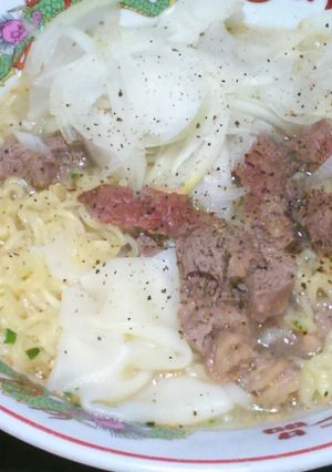 肉フルラインアップの豚骨ラーメン-レシピのメイン写真
