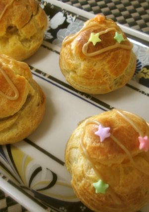 七夕仕様　カフェオレシュークリーム-レシピのメイン写真
