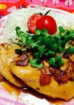 安い!旨い!ガーリック醤油チキンステーキ-レシピのメイン写真