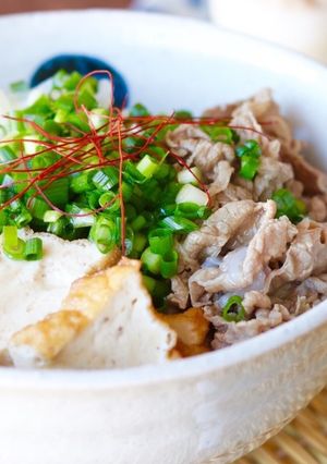 塩こうじすき煮丼-レシピのメイン写真