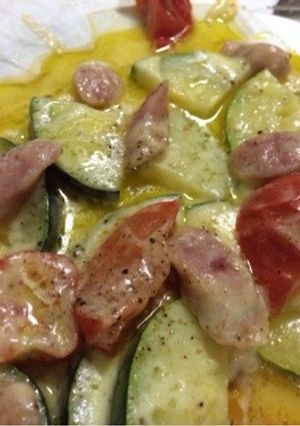 ズッキーニとチーズ-レシピのメイン写真