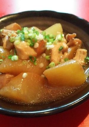 あっとゆぅ間に、鶏☆大根-レシピのメイン写真