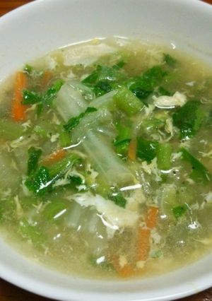 かきたま風野菜スープ-レシピのメイン写真