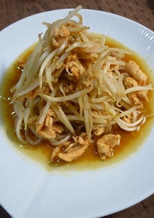 極薄チキンともやしの中華炒め-レシピのメイン写真