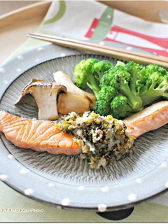 サーモンステーキ 高菜おろしソース-レシピのメイン写真