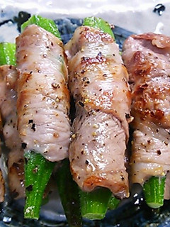 ●おくら●豚肉クルクル巻き-レシピのメイン写真