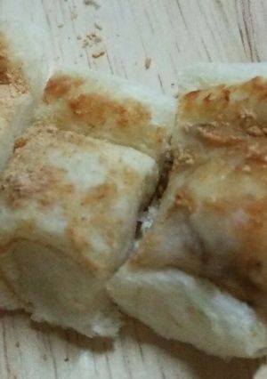 ☆離乳食 超簡単バナナきなこトースト-レシピのメイン写真