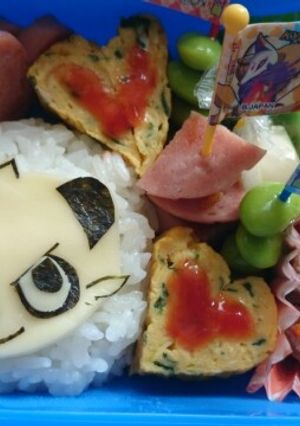 ポケモンXY☆簡単キャラ弁☆ヤンチャム-レシピのメイン写真