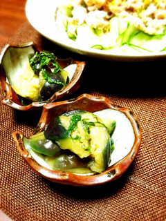 甘くない*簡単茄子の煮浸し*大葉風味-レシピのメイン写真