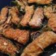 鶏挽肉豆腐紫蘇でヘルシーピーマン肉詰め