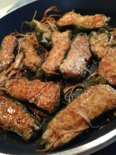 鶏挽肉豆腐紫蘇でヘルシーピーマン肉詰め-レシピのメイン写真