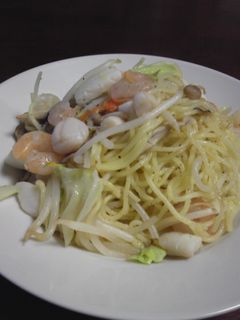 簡単すぎる海鮮と野菜の塩焼きそば-レシピのメイン写真