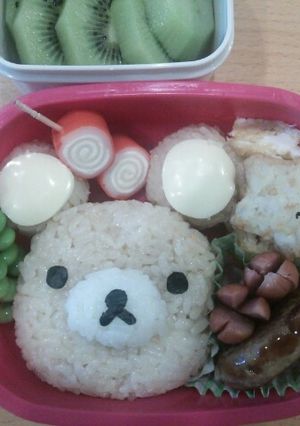 簡単！リラックマ風キャラ弁当-レシピのメイン写真
