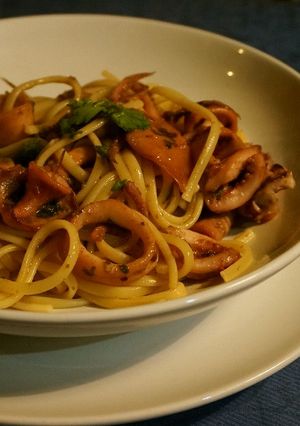イタリア人直伝・新鮮なイカのリングイネ-レシピのメイン写真