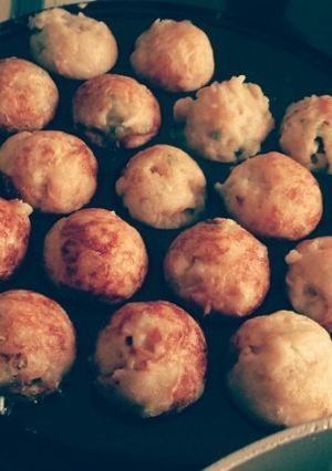 お好み焼き粉でたこ焼き-レシピのメイン写真