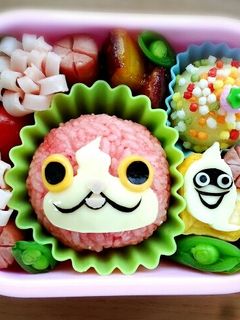 キャラ弁★☆簡単 妖怪ウォッチおにぎり-レシピのメイン写真
