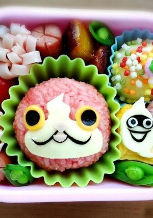 キャラ弁★☆簡単 妖怪ウォッチおにぎり-レシピのメイン写真