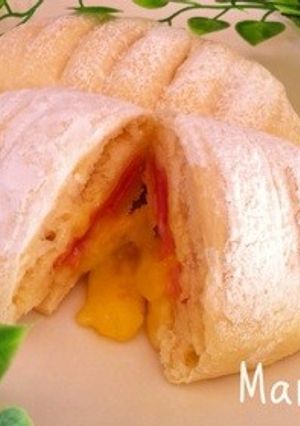 発酵なし‼チーズとろ〜り♪簡単パニーニ風-レシピのメイン写真