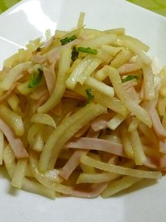 簡単で美味しい♪大根とハムの中華炒め-レシピのメイン写真