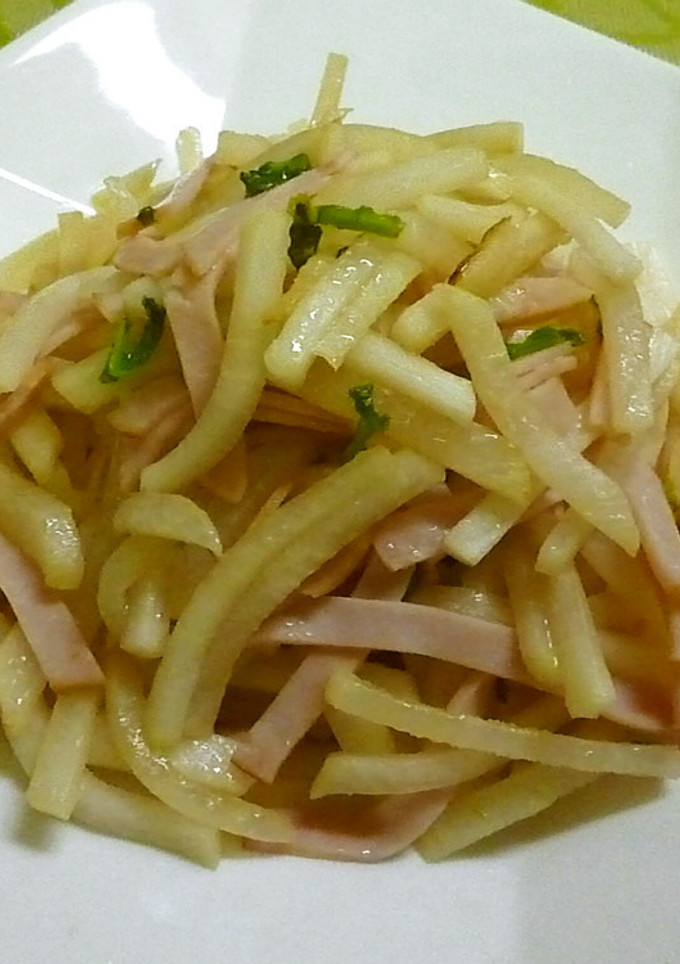 簡単で美味しい♪大根とハムの中華炒め-レシピのメイン写真