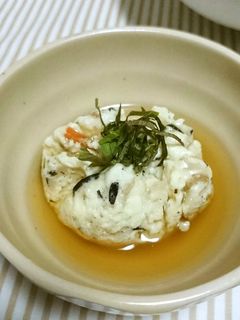 ☆余ったひじき煮で!あんかけ茶巾豆腐☆-レシピのメイン写真