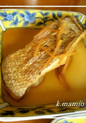 鯛の煮付☆ほっとする味-レシピのメイン写真