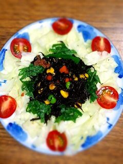 鉄分たっぷり梅ポン酢ヒジキサラダ-レシピのメイン写真
