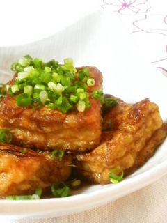 ♡厚揚げの生姜醤油焼き♡-レシピのメイン写真
