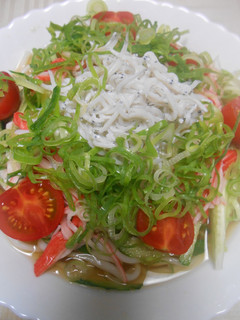 流水麺うどんで冷やしシラスおろしうどん-レシピのメイン写真
