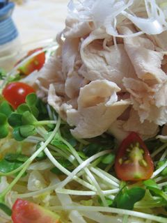 超ヘルシー!むね肉冷しゃぶサラダ-レシピのメイン写真