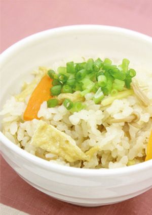 なめ茸の炊き込みご飯-レシピのメイン写真