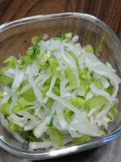 簡単☆大根の葉っぱのお漬け物-レシピのメイン写真
