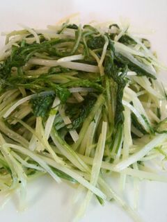 水菜のササッと中華炒め-レシピのメイン写真