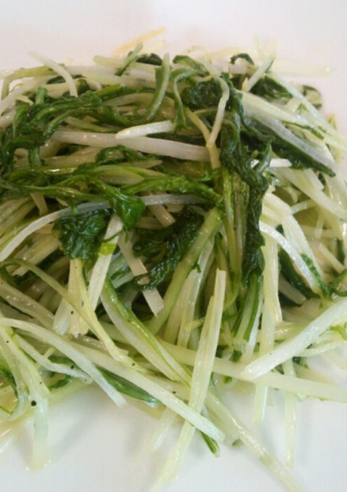 水菜のササッと中華炒め-レシピのメイン写真