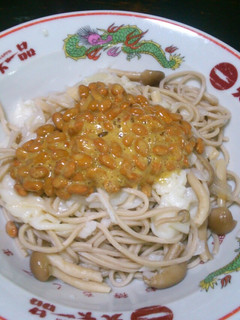 納豆ワンタン蕎麦-レシピのメイン写真