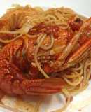 シェフ直伝！ロブスターエビのスパゲティー