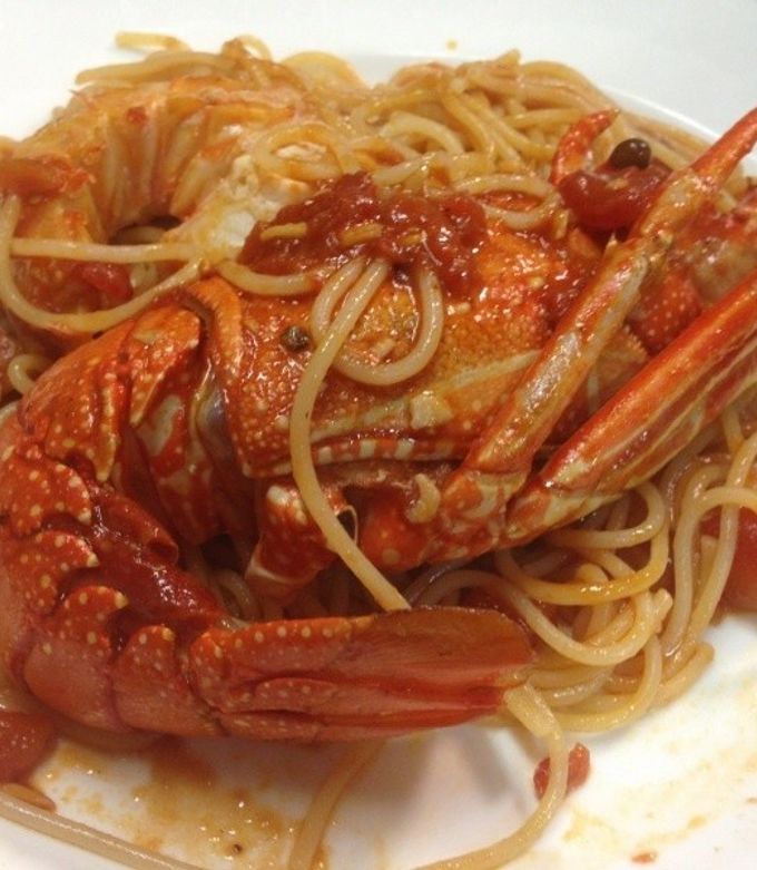 海老のビスクのパスタ