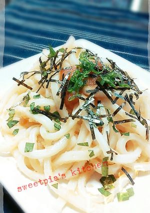 居酒屋〆の一皿◎美味◎冷やし明太子うどん-レシピのメイン写真