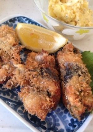 鰯のチーズ巻き巻きフライ-レシピのメイン写真