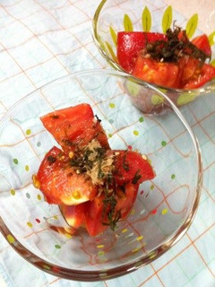 さっぱり和え物♡トマト×のり-レシピのメイン写真