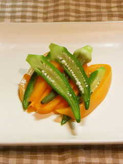 パプリカとオクラの副菜-レシピのメイン写真