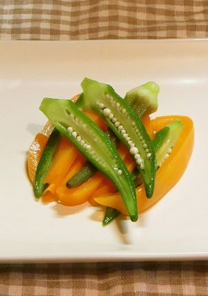 パプリカとオクラの副菜-レシピのメイン写真