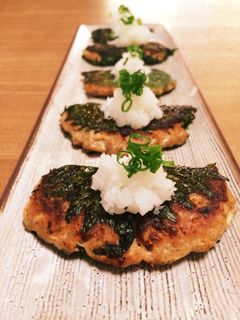 鰯のつみれ ミニハンバーグ~大葉包み焼~-レシピのメイン写真