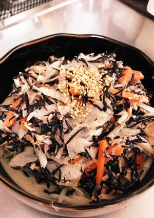 味付けはめんつゆとマヨだけ！ひじきサラダ-レシピのメイン写真