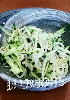 ❀もやしときゅうり塩昆布ﾅﾑﾙ❀-レシピのメイン写真