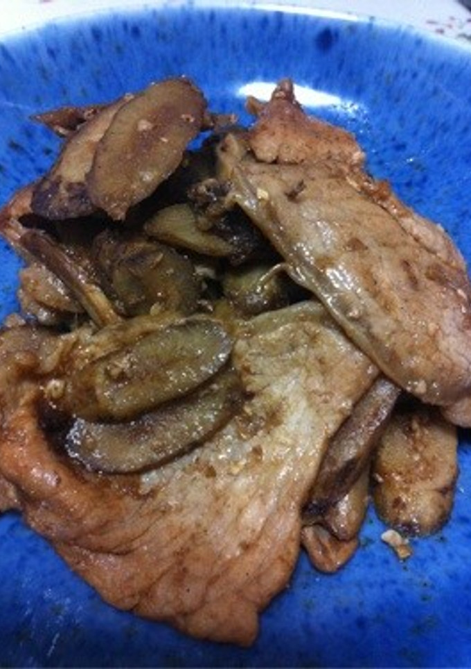 豚肉とごぼうの味噌生姜焼き-レシピのメイン写真